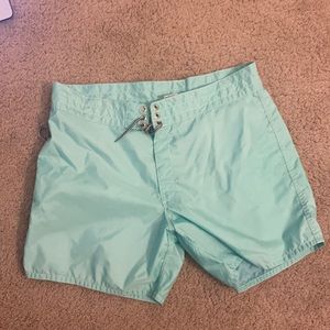 Size 37 Men’s Turqouise swimsuit /swim trunks/  Birdwell beach britches